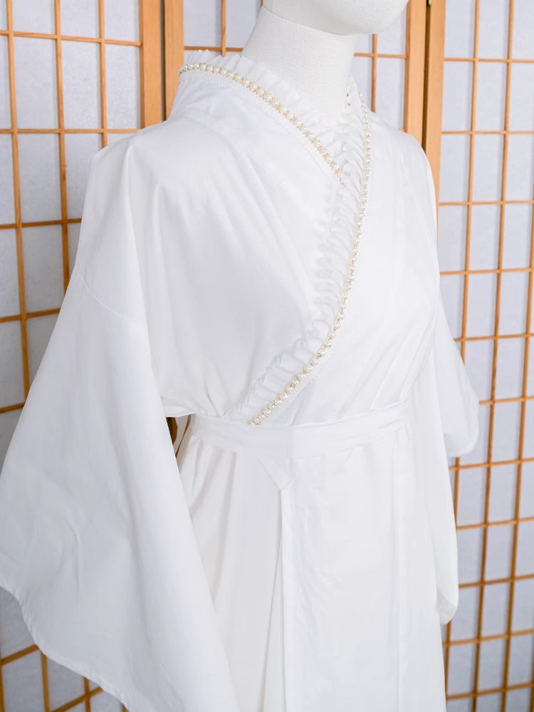 Japanese Women Formal Wear - Indumento intimo kimono con bordi in
