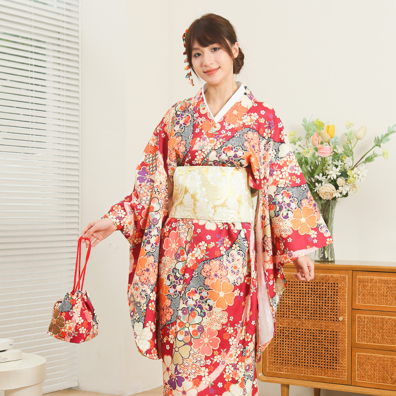 Japanese Women Formal Wear - Kimono Giapponese da Donna Versione Migliorata,