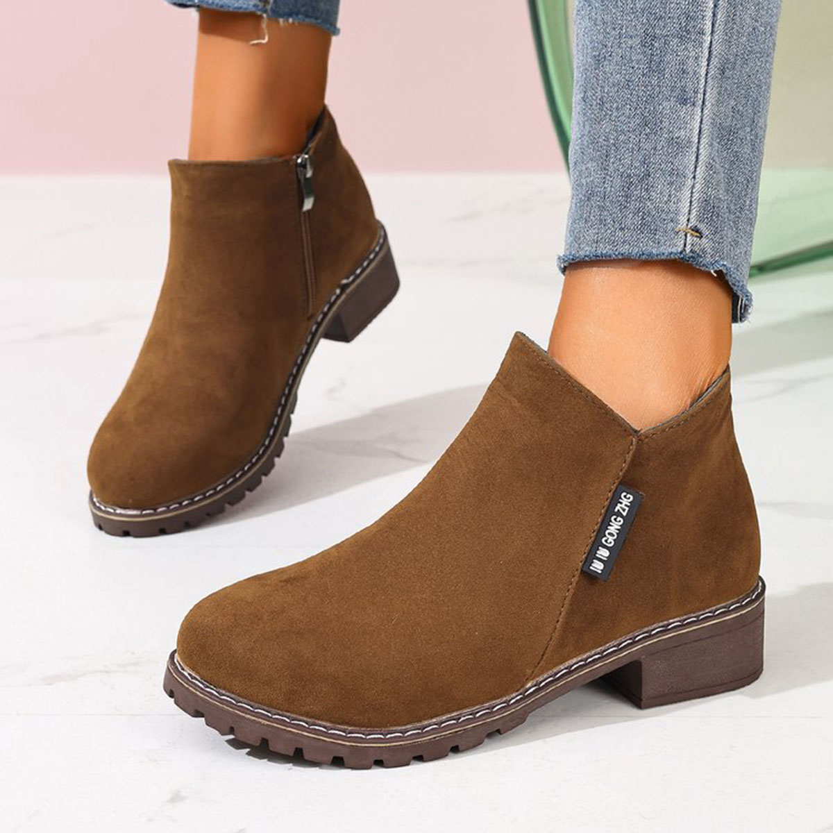 Women Formal Wear With Shoes - Stivaletti da Donna Autunno Inverno con