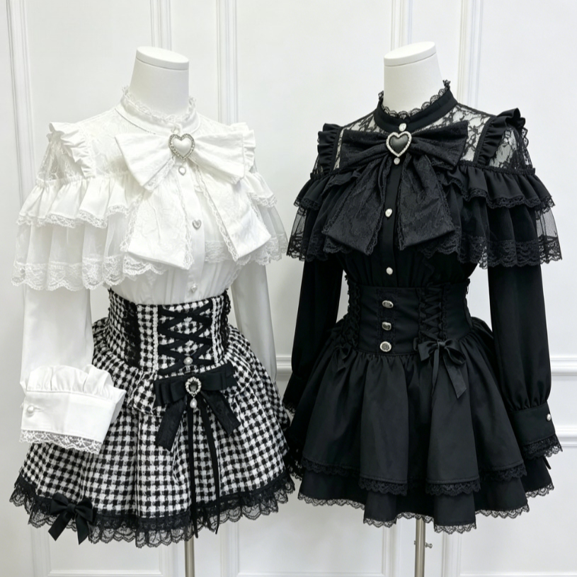 Japanese Women Formal Wear - Camicetta Lolita Kawaii Giapponese 2026 da