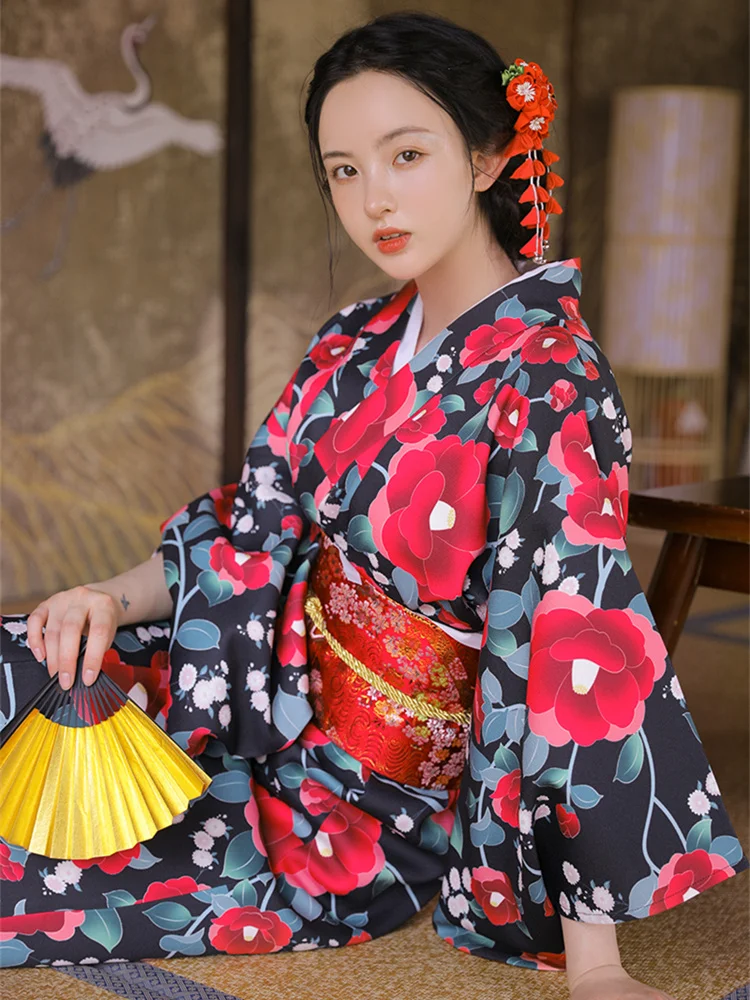 Abito lungo da donna con stamp - Japanese Women Formal Wear recensione e prezzo