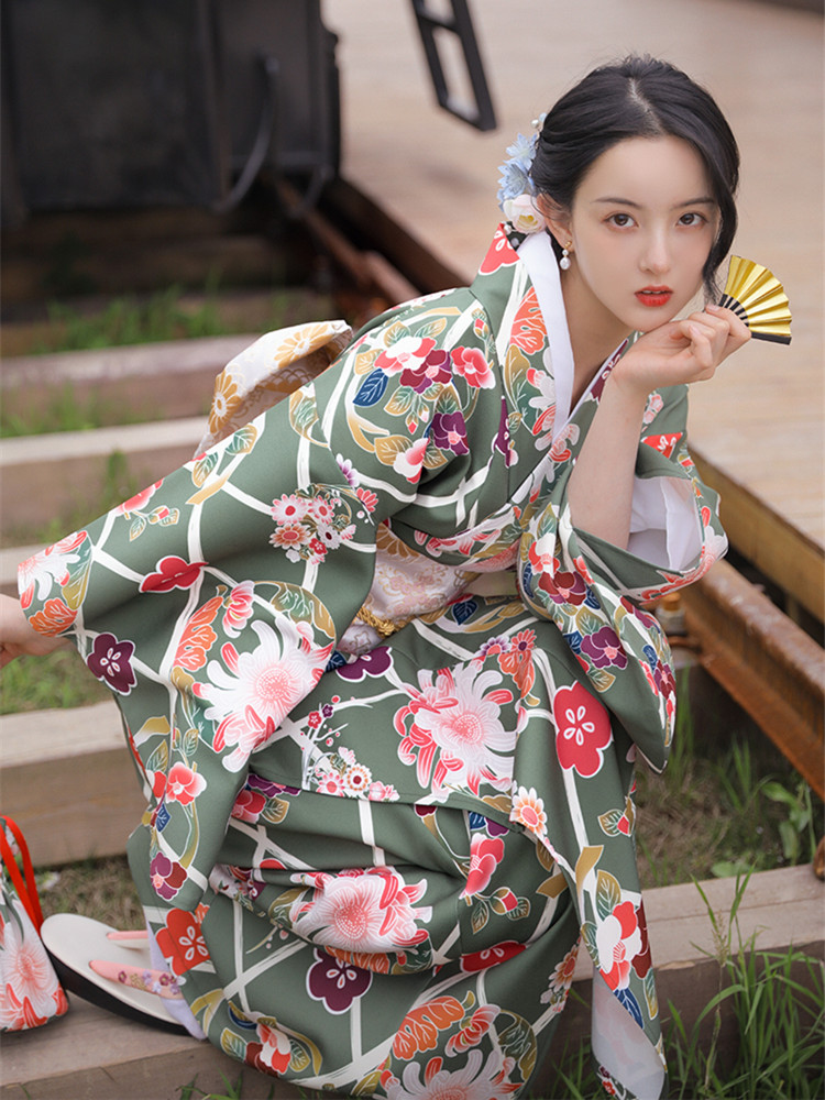 Abito lungo da donna con stamp - Japanese Women Formal Wear recensione e prezzo