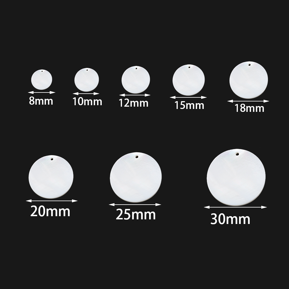 5-30 pezzi di dischi in madrep - Pearl Earring Stud recensione e prezzo