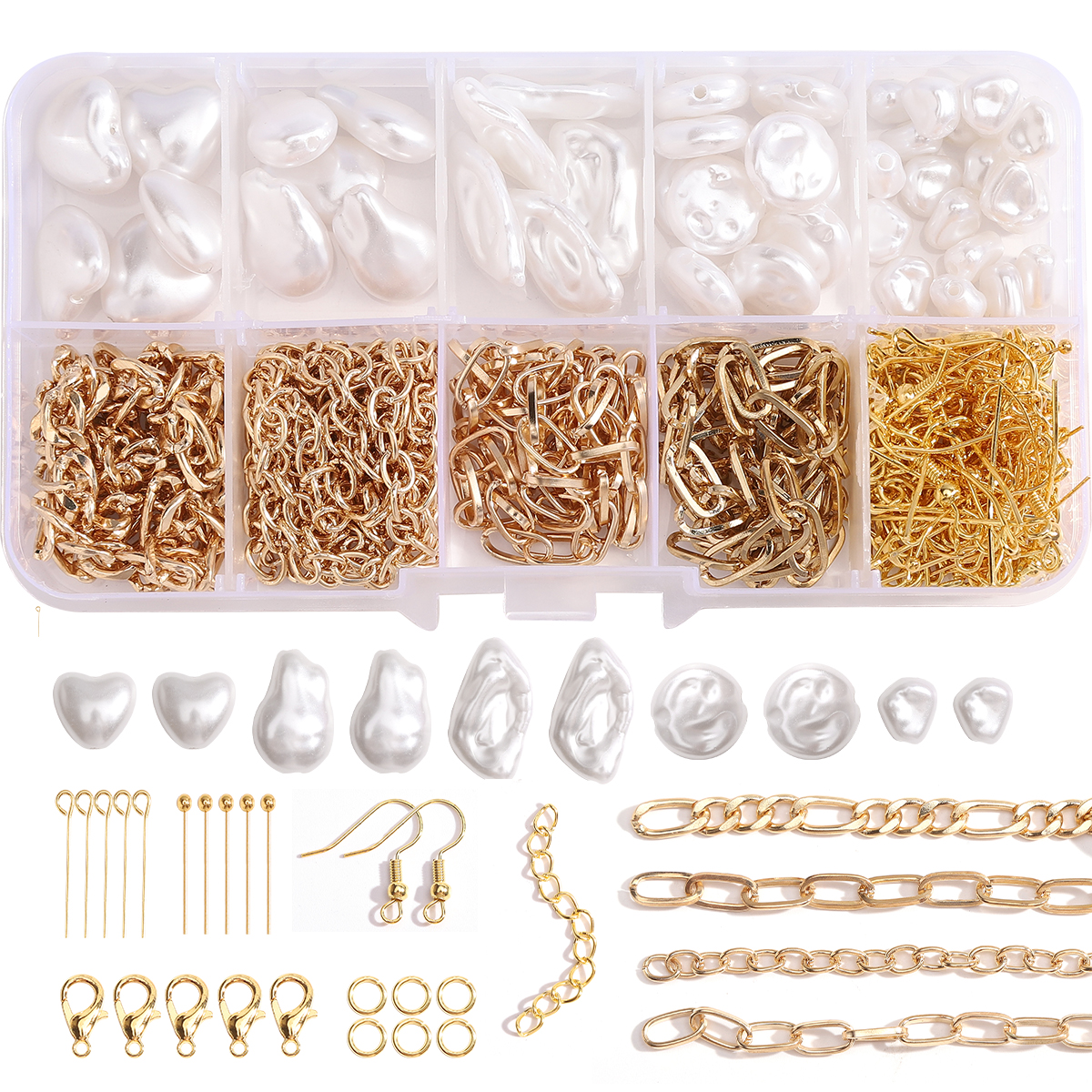 Set di 179/366 Pezzi in ABS, P - Pearl Earring Stud recensione e prezzo