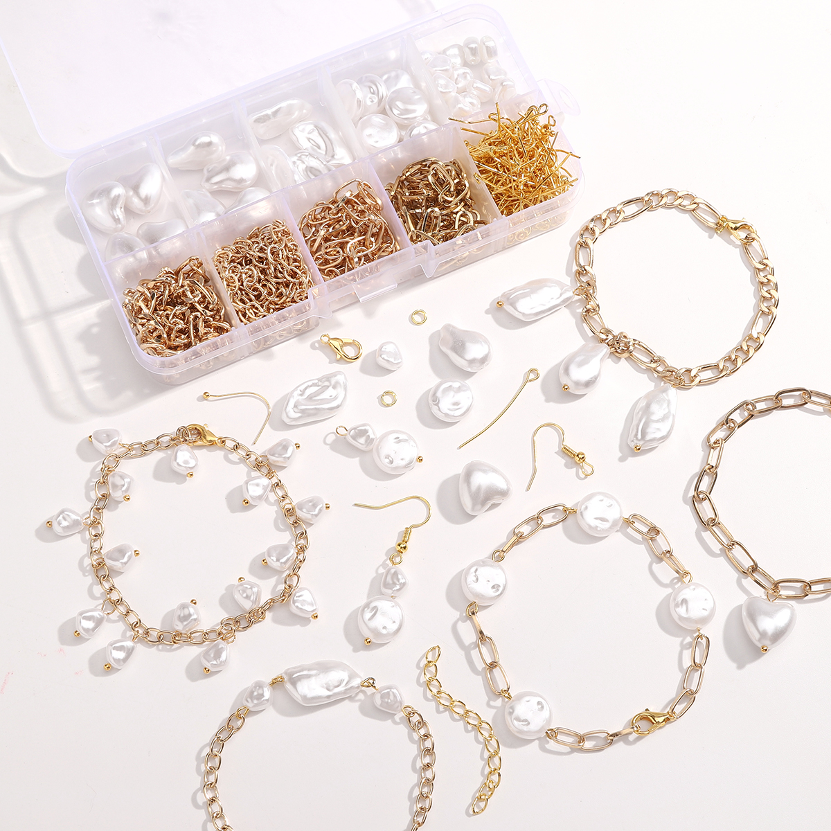 Set di 179/366 Pezzi in ABS, P - Pearl Earring Stud recensione e prezzo