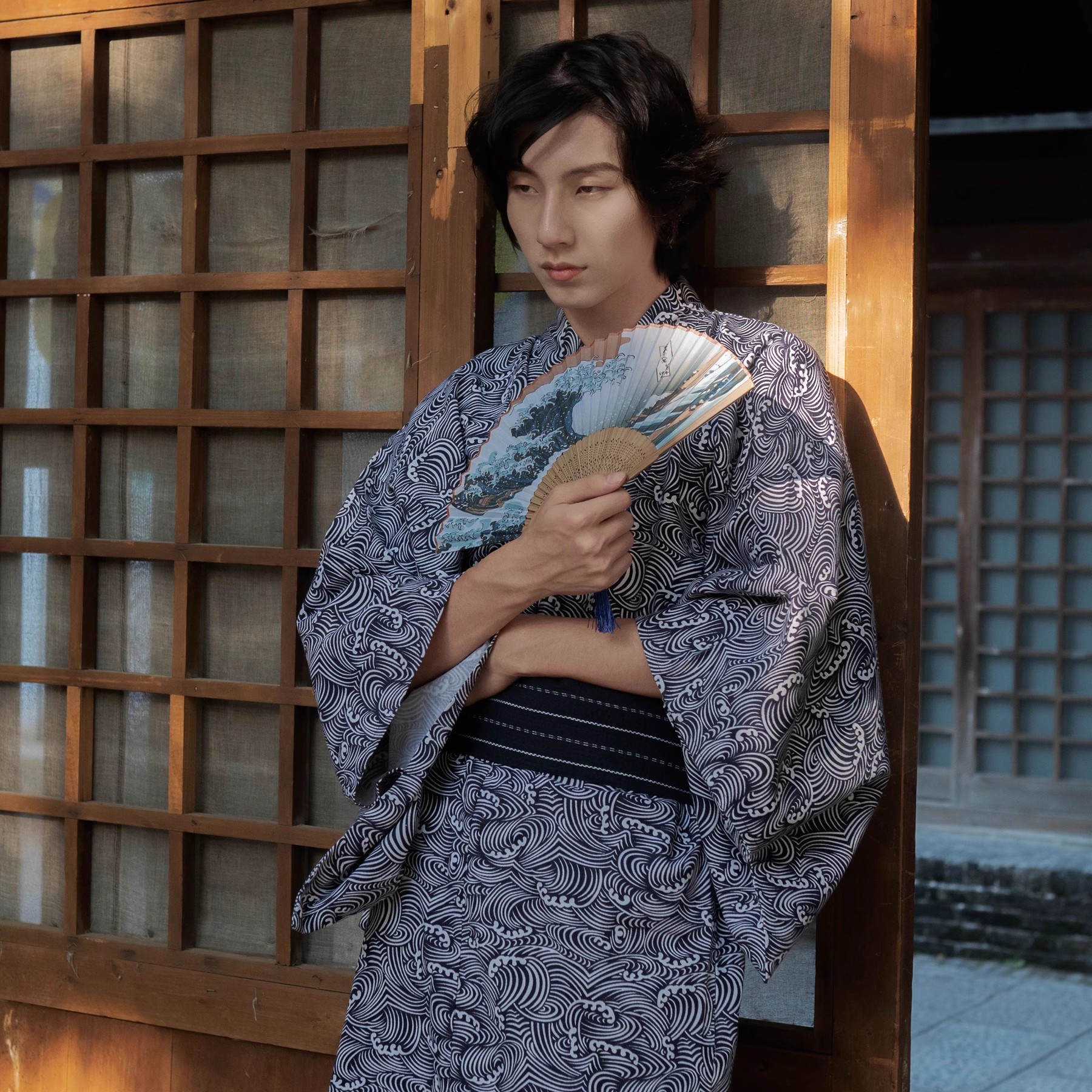 Kimono in Cotone da Uomo con C - Japanese Women Formal Wear recensione e prezzo