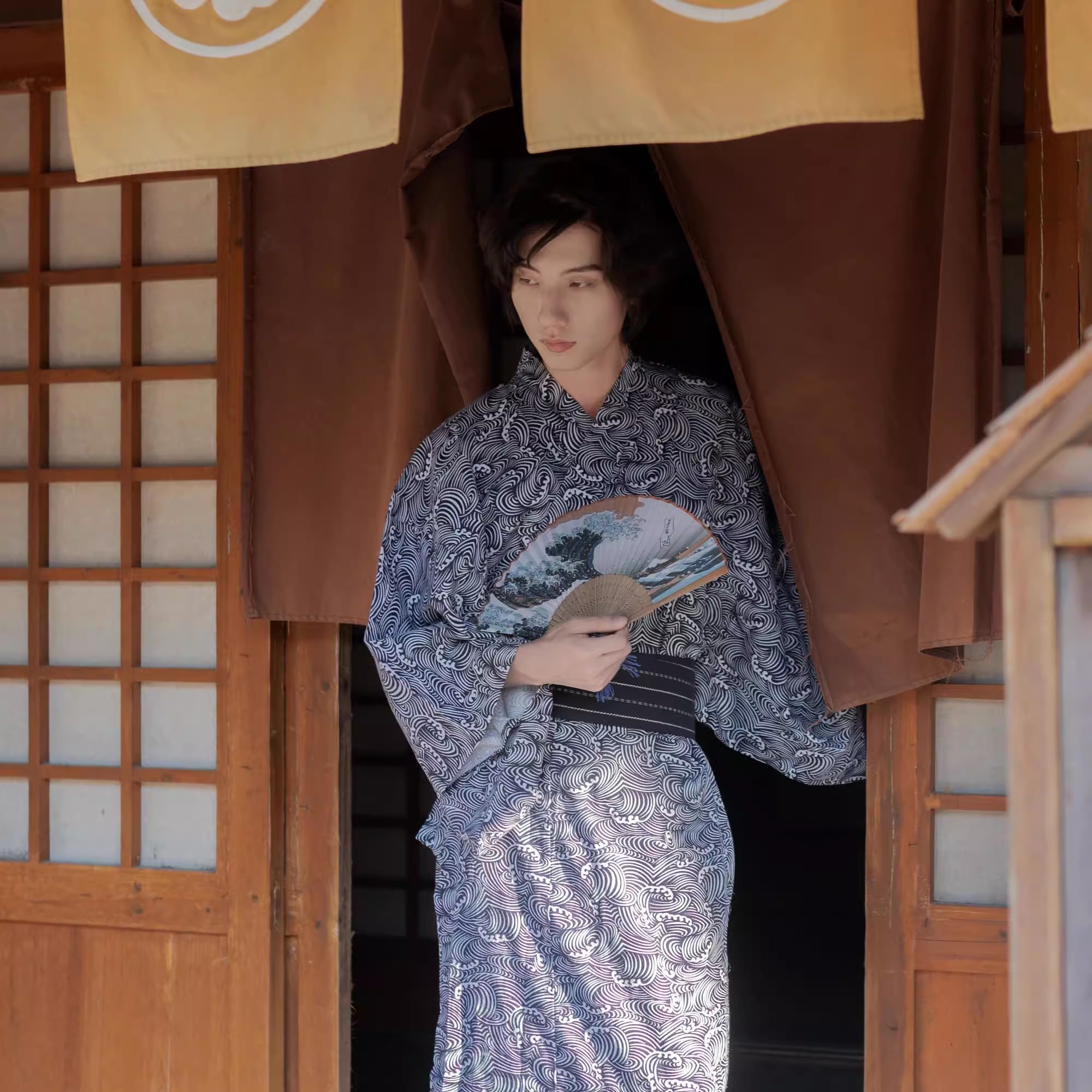 Kimono in Cotone da Uomo con C - Japanese Women Formal Wear recensione e prezzo
