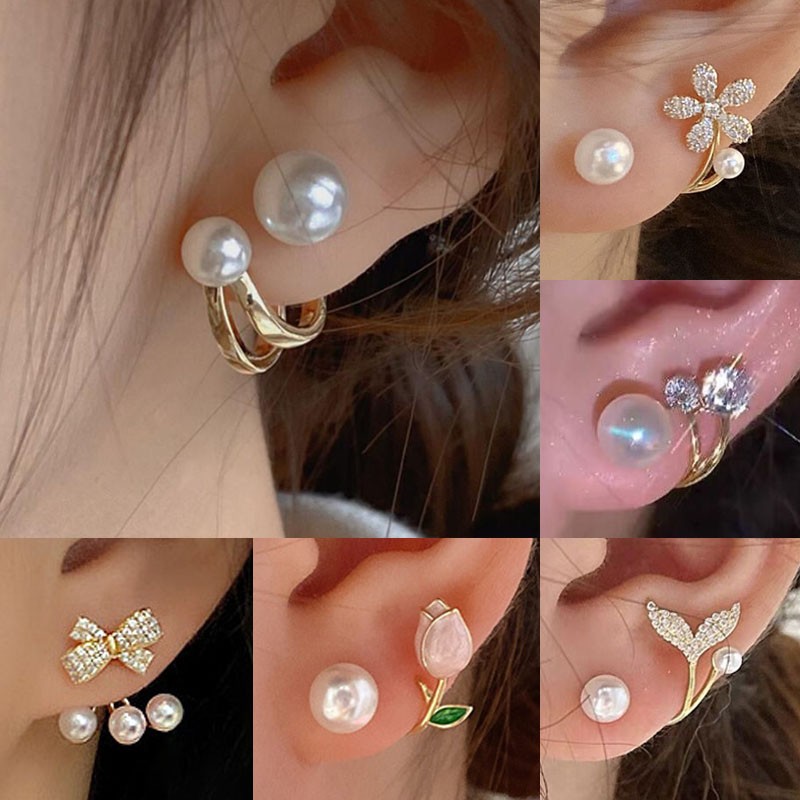 925 ago d'argento moda coreana - Pearl Earring Stud recensione e prezzo