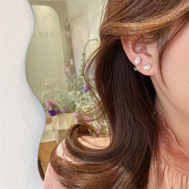925 ago d'argento moda coreana - Pearl Earring Stud recensione e prezzo