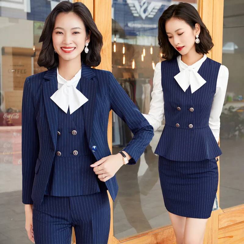 Abiti da lavoro formali a righ - Women'S Formal Wear Pantsuits recensione e prezzo