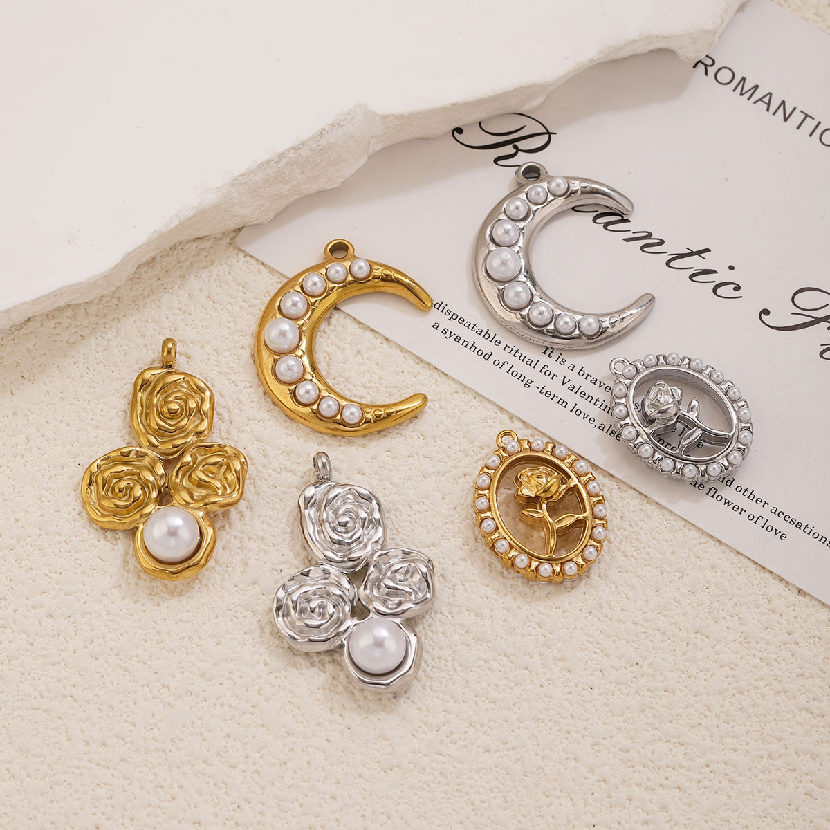 5 Pezzi Ciondoli a Forma di Lu - Pearl Earring Stud recensione e prezzo