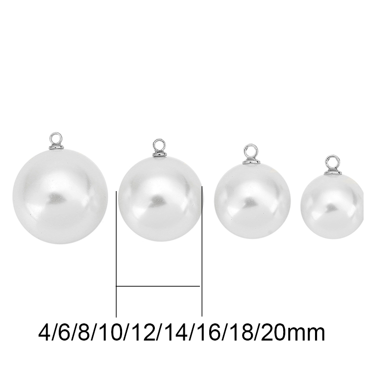 20 pz Perle Imitazione Ciondol - Pearl Earring Stud recensione e prezzo