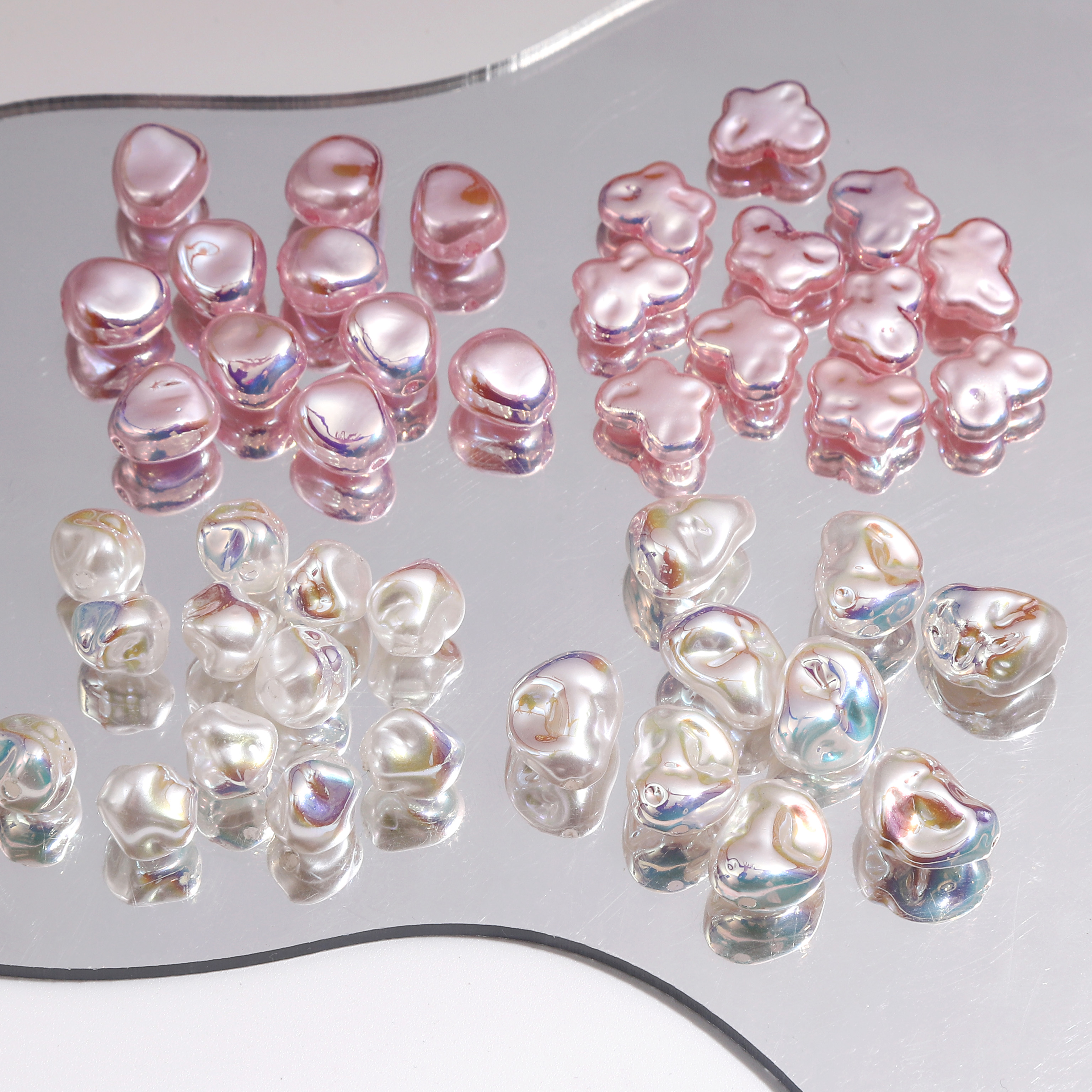 10 Pezzi Perle Irregolari in A - Pearl Earring Stud recensione e prezzo