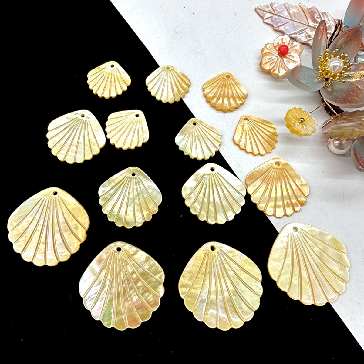 5 pezzi di perle a conchiglia  - Pearl Earring Stud recensione e prezzo