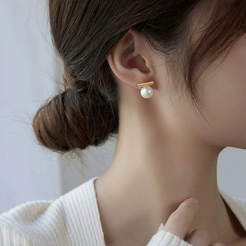 Orecchini di perle alla moda c - Pearl Earring Stud recensione e prezzo
